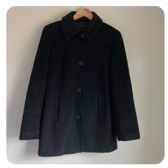 Calvin Klein Angora Wool Coat - Picture 1 of 5